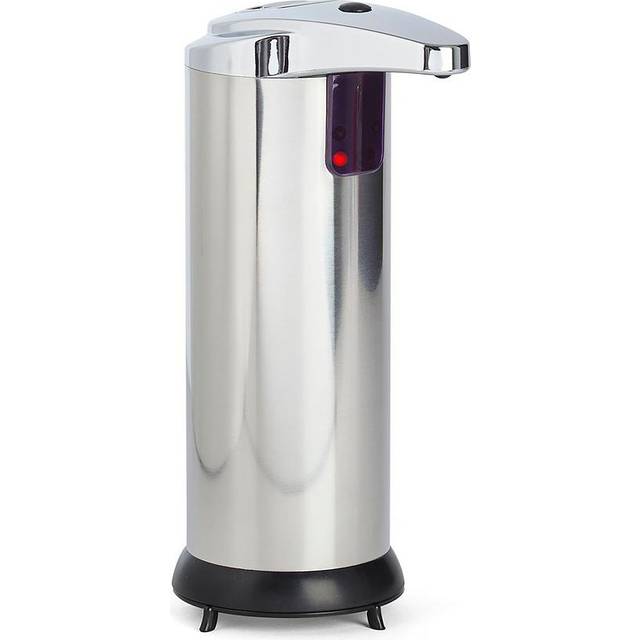 Smart Soap Dispenser - Silver;Black (19.7cm H X 7cm W X 10.8cm D)