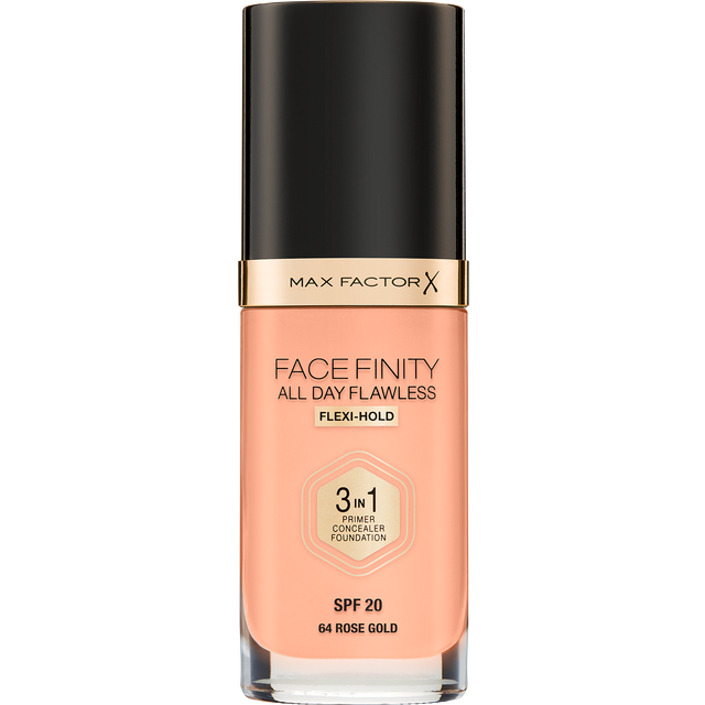 Max Factor Face Finity All Day Flawless 3-in-1 Foundation - C64 Rose Gold 30 ml