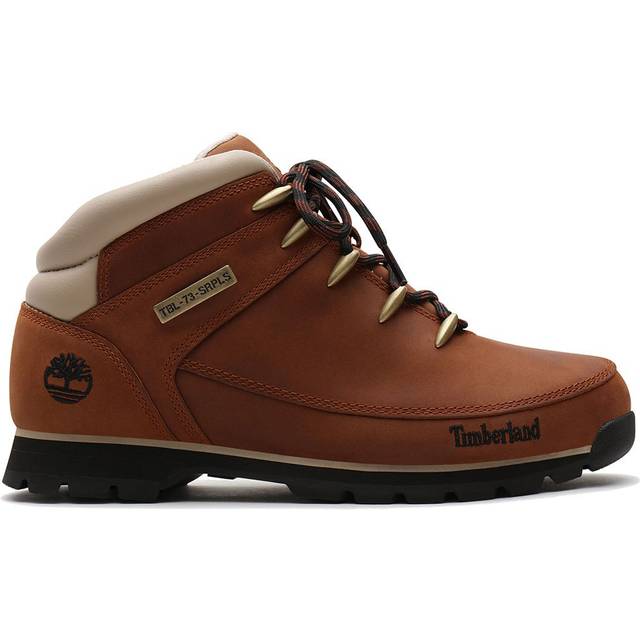 Timberland Euro Sprint Mid Lace Up Leather Boots Brown