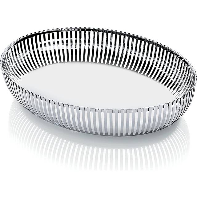 Alessi PCH06 basket oval 20x26 cm Stainless steel