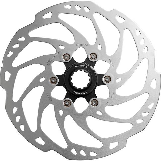 SHIMANO Uni Sm-rt70 Bremsscheibe, Silber/Schwarz, Durchmesser 160 mm