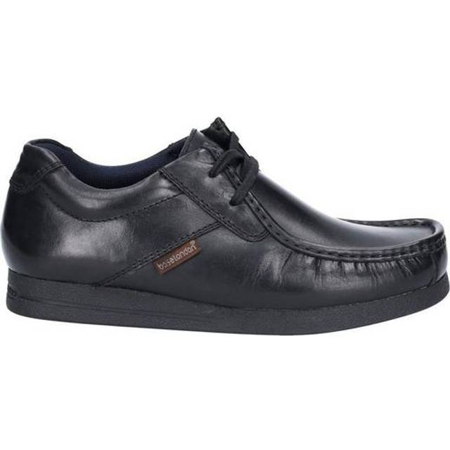 Men's Base London Event Leather Men's Black Lace-Up Shoes - Size: 11