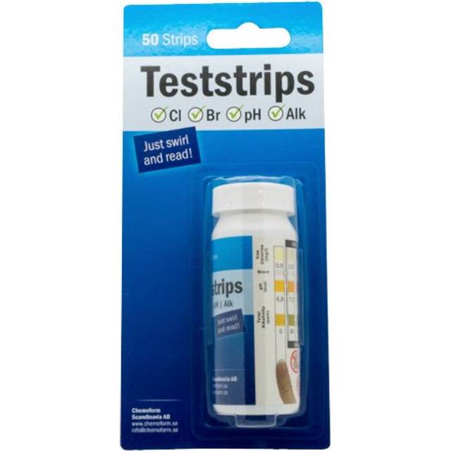 M-Spa 1030024 Teststicka pH/alkanitet/klor, 50-pack