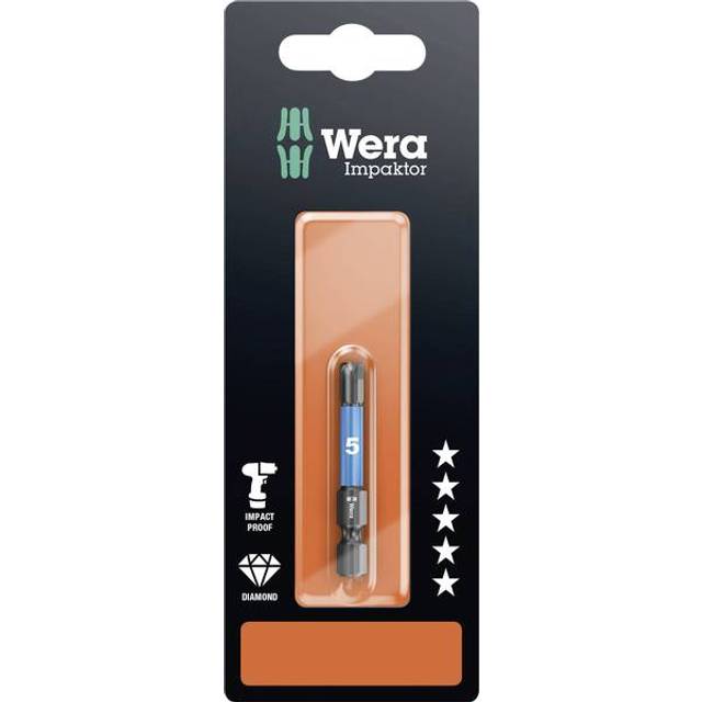 Wera 05073945001 840/4 Impaktor Diamond Bits for Hex-Plus Socket S...