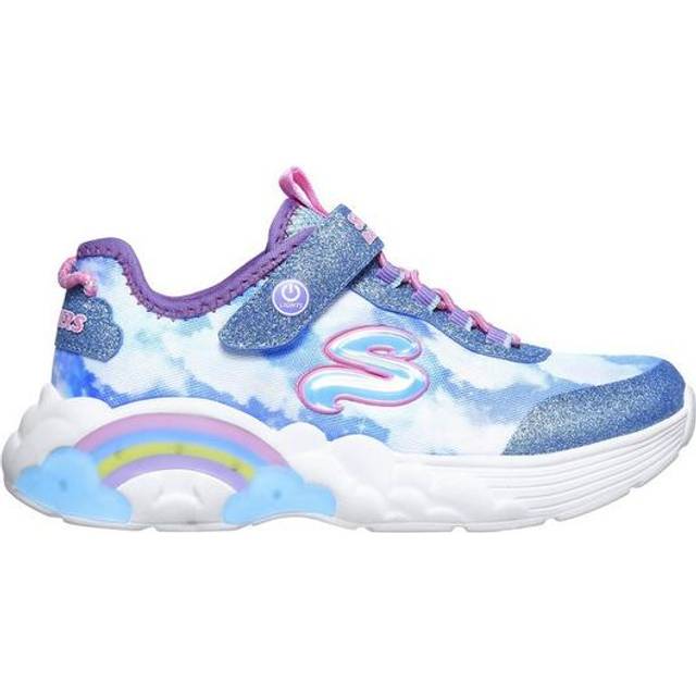 Skechers Infants S Lights: Rainbow Racer Size: 21, Colour: Blue