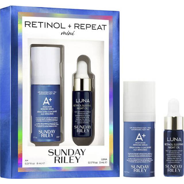 Sunday Riley – Retinol + Repeat – Hudvårdsset för resan-Genomskinlig