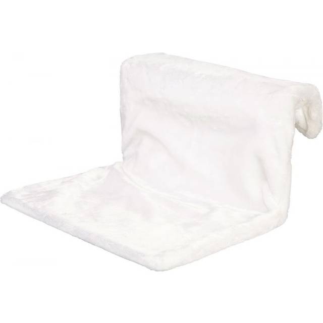 Trixie Deluxe Plush Radiator Bed - White - 45 x 31 x 24 cm (L x W x H)