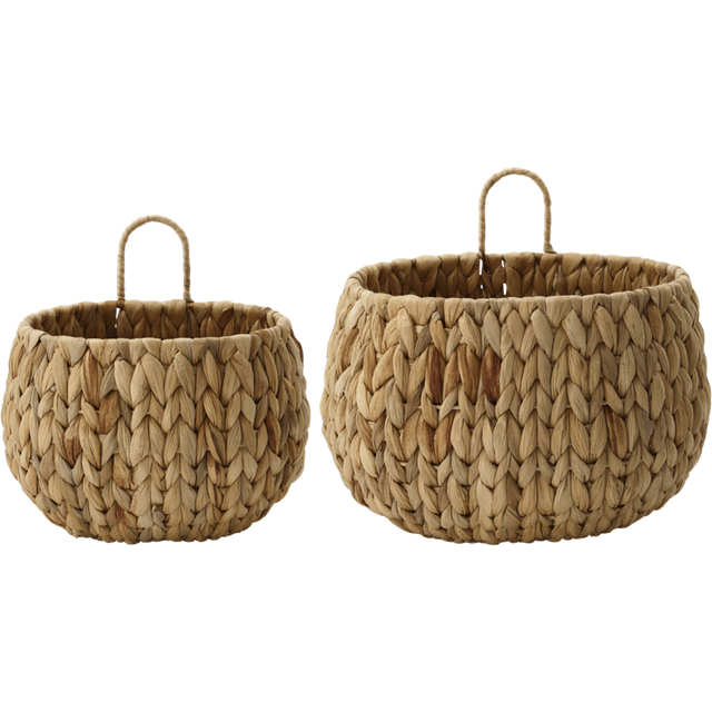 House Doctor Hanging basket set of 2 Nature