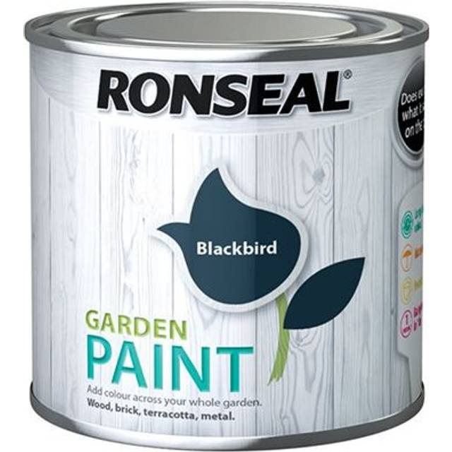 Ronseal Garden Paint Waterproof Exterior Wood Metal Brick Stone - 750ml - Warm Stone