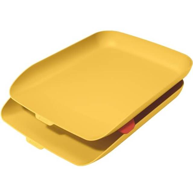Leitz Cosy Letter Tray, Set of 2 A4, Velvet Grey