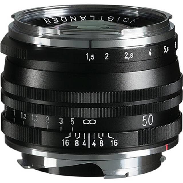 Voigtlander 50mm f1.5 II VM ASPH Vintage Line Nokton MC Lens for Leica M - Silver - Sliver