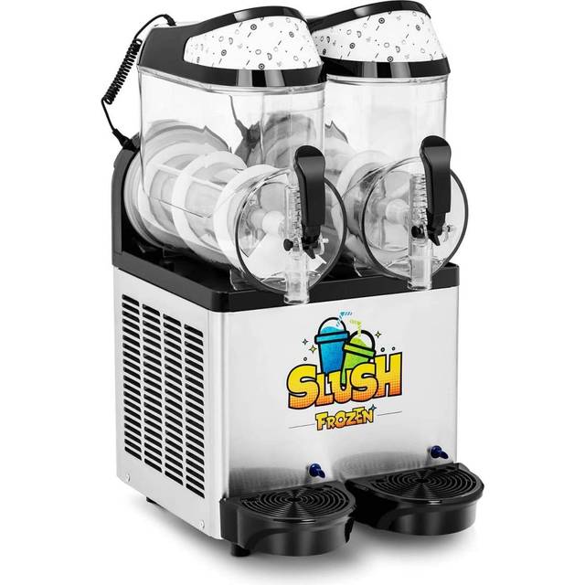 Royal Catering Slushmaskin - 2 x 10 l - LED RCSL 2/10