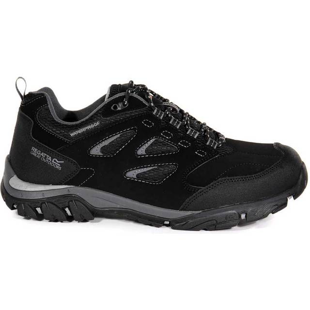 Regatta Men's Breathable Holcombe Waterproof Low Walking Shoes Black Granite, Size: UK 7 - Uk 7