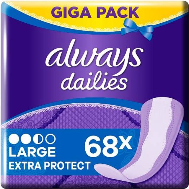 Always Dailies Extra Protect Trosskydd Large x 68