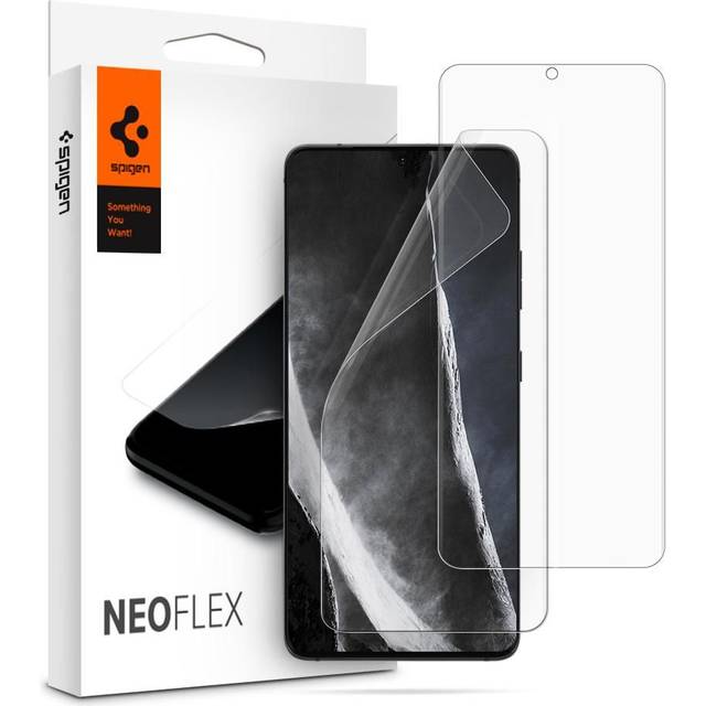 Spigen NeoFlex skärmskydd för Samsung Galaxy S21 Ultra – 2-pack