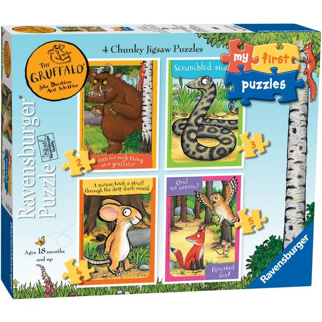 Ravensburger 4 in a Box Chunky Jigsaw Puzzles - The Gruffalo
