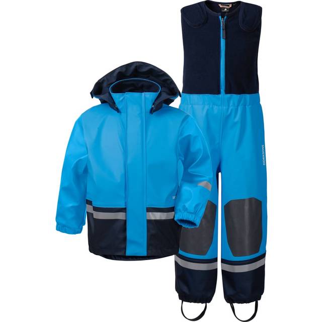Didriksons Boardman Fodrat Regnställ, Sharp Blue, 120