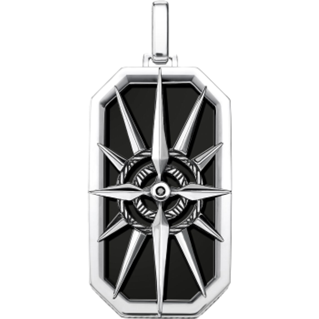 Thomas Sabo Pendant compass star black black PE869-641-11 - black/silver-coloured - one size