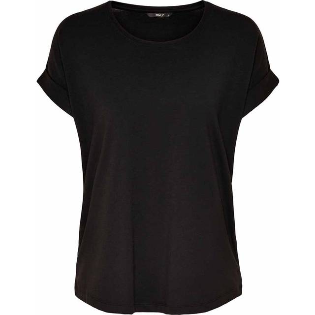 Women's T-shirt Only Moster manches courtes col rond - Noir