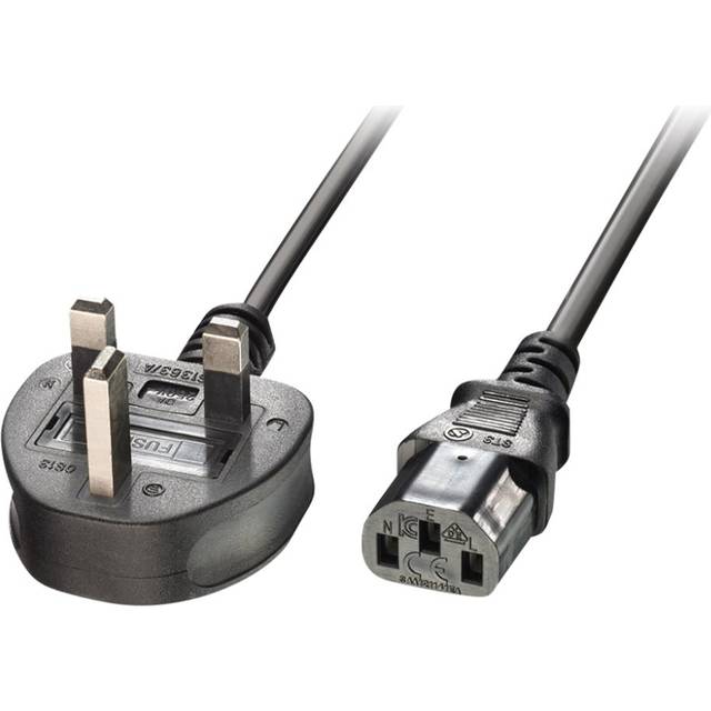 Lindy 5m UK 3 Pin to C13 Mains Cable