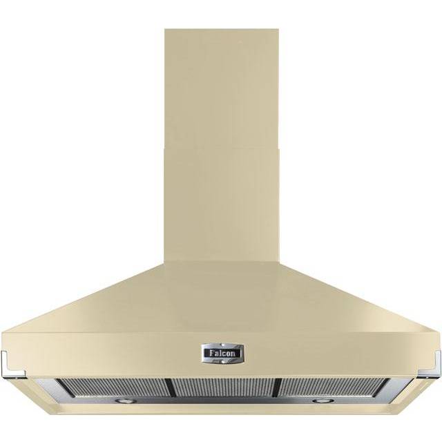 Falcon FHDSE1000CR/C 100 cm Super extract Cream Chrome Chimney Hood