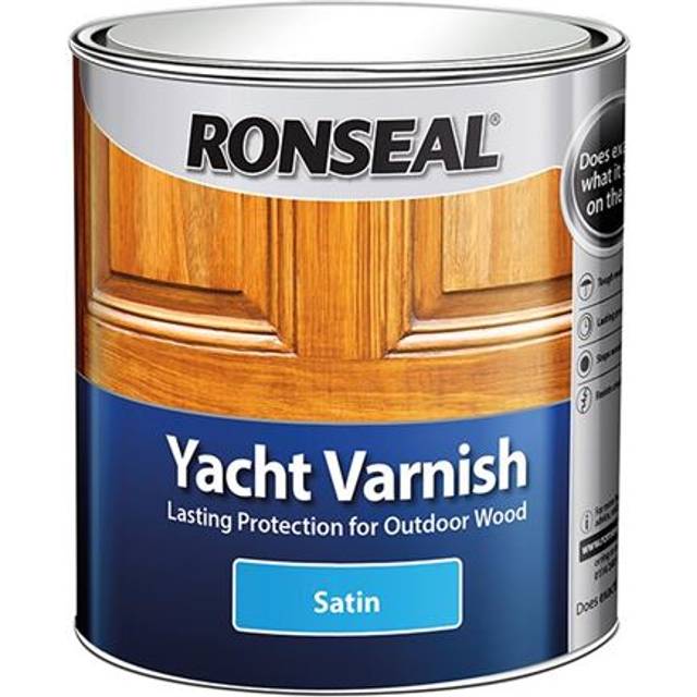 Ronseal Exterior Yacht Varnish - Satin - 1L - Clear