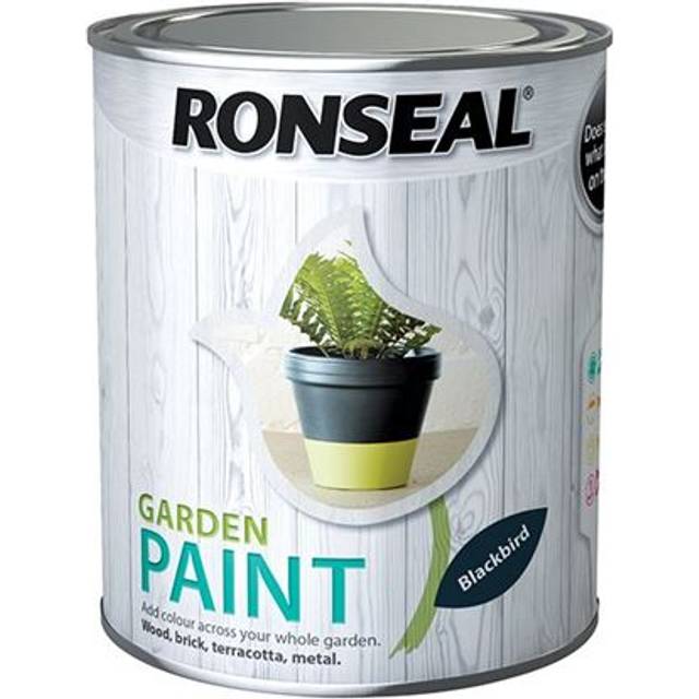 Ronseal Garden Paint Waterproof Exterior Wood Metal Brick Stone - 750ml - Willow