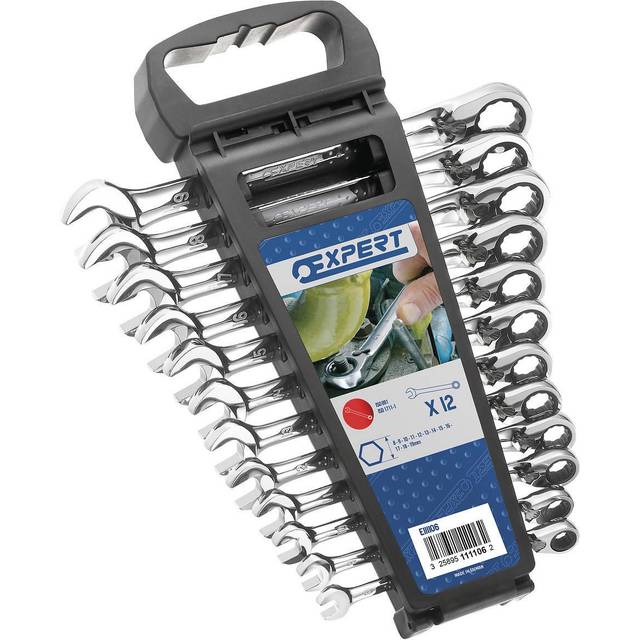 Expert - by Facom Metric Ratchet Spanner Set, 8 - 19mm, Set of 12