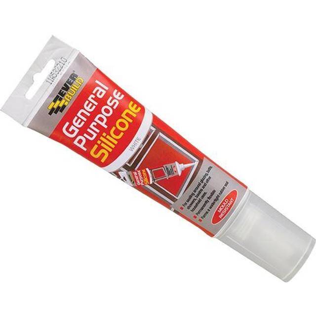 Everbuild General Purpose Silicon Sealant Clear 80ml