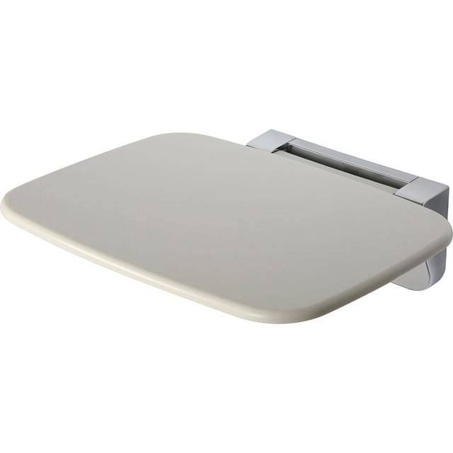 Croydex Shower Seat - White/Chrome
