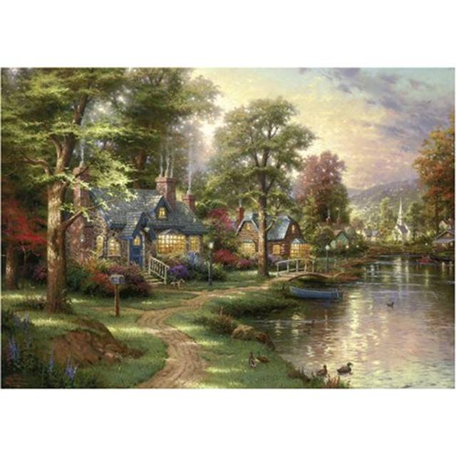 Jigsaw Puzzle - Thomas Kinkade: The House near the Lake
