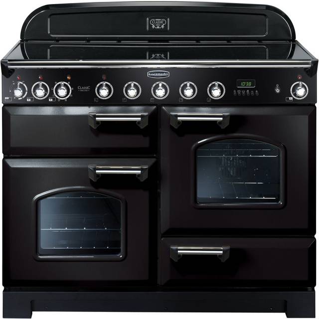 Rangemaster CDL110EIBL/C Classic Deluxe 110cm Induction Range Cooker 90380 - BLACK