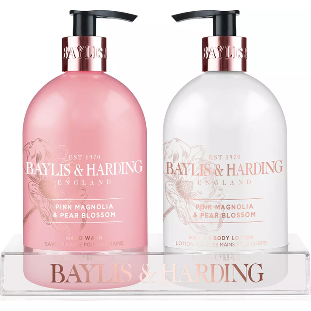 Baylis & Harding Pink Magnolia & Pear Blossom 2 Bottle Set