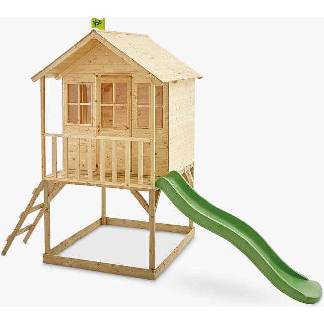 TP Hill Top Tower Wooden Playhouse with Slide - FSC® certified