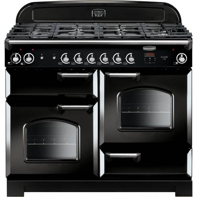 Rangemaster CLA110DFFBL/C 116780 CLASSIC 110 DF BLACK CHROME