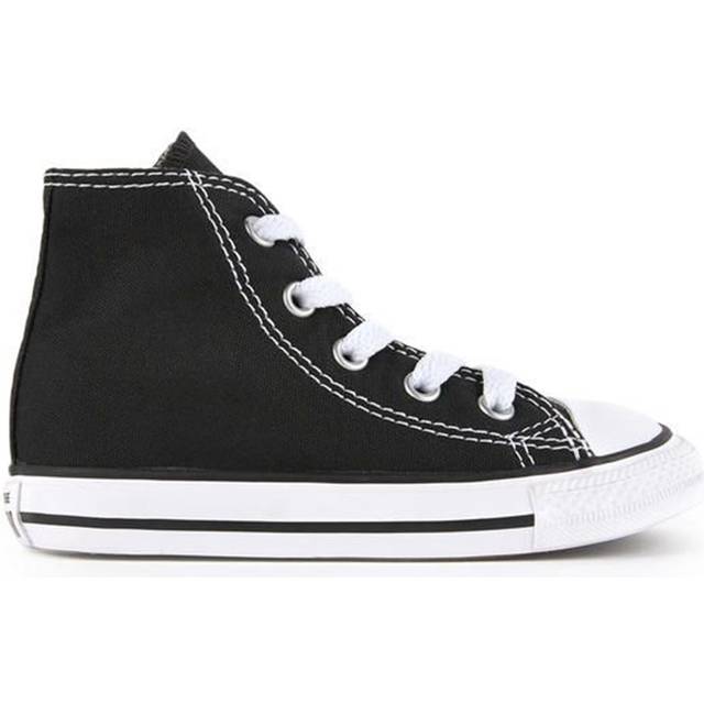Converse Infant Unisex Hi Top Trainers - Black, Black, Size 4 Younger