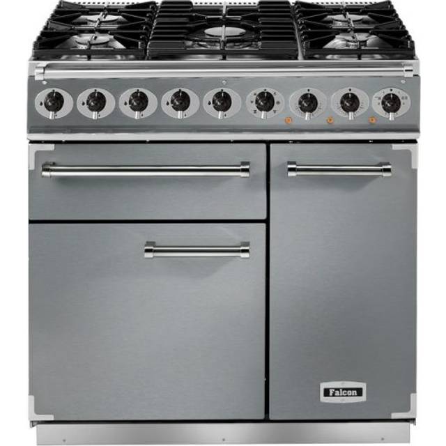 Falcon 900 Deluxe gas - Stainless steel/krom