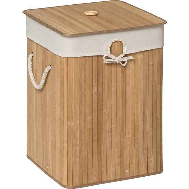 Maison by Premier Natural Square Laundry Hamper