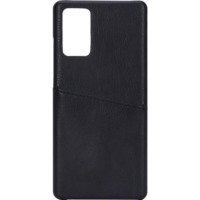 Onsala Samsung Galaxy Note20 kortfodral i läder svart)