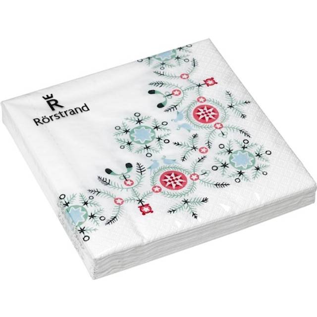 Rörstrand Swedish Grace Winter servett 20-pack Vit