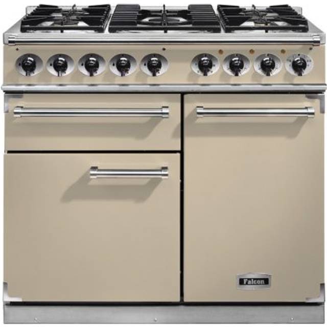 Falcon F1000DXDFCR-CM Range Cooker Dual Fuel - Cream / Chrome