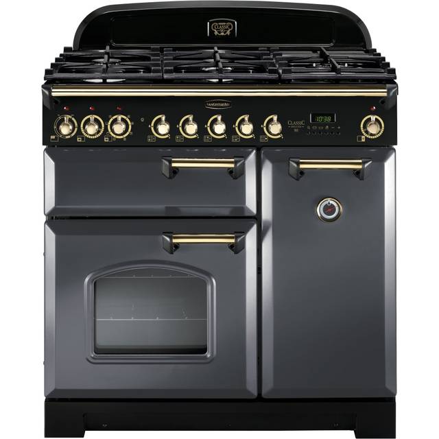 Rangemaster CDL90DFFSL/B Classic Deluxe 90cm Dual Fuel Range Cooker 12415 - SLATE