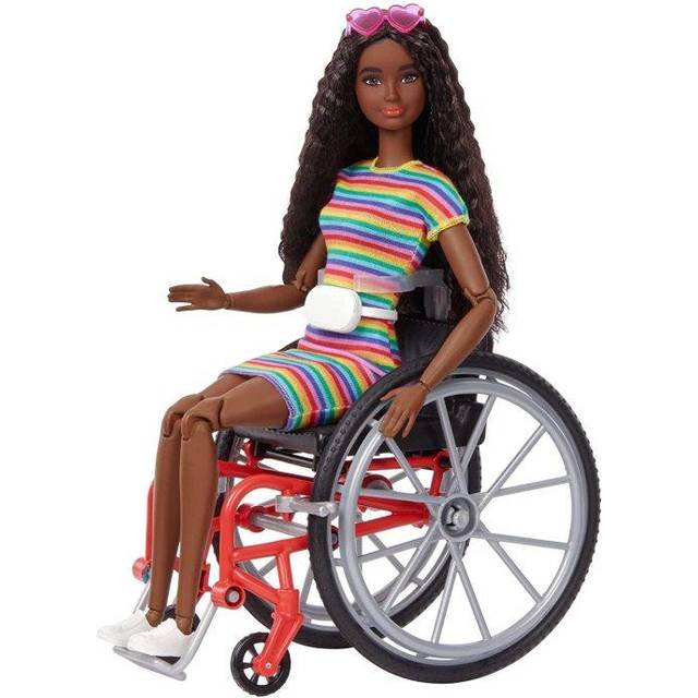 Barbie Fashionista Doll with Wheelchair and Ramp - 29cm