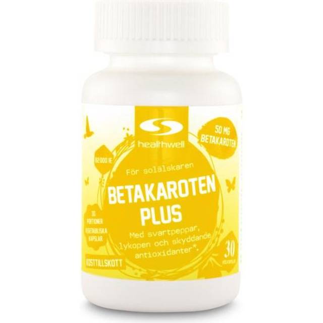 Healthwell Betakaroten Plus, 30 kaps