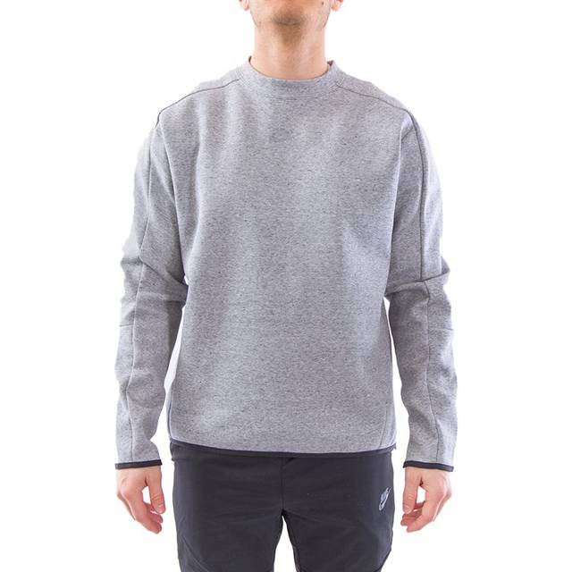 Nike M NSW Tech Fleece CRW Lång tröja Män, Svart/Htr, XL