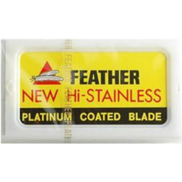 Feather Dubbeleggade Rakblad 10-pack