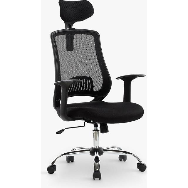 Alphason Florida Mesh High Back Chair - Black, Black