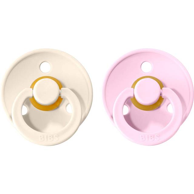 BIBS Colour Latex Size 3 Ivory/Blush 2-pack - Multi