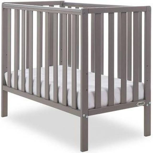 Obaby Bantam Space Saver Cot Warm Grey, Grey
