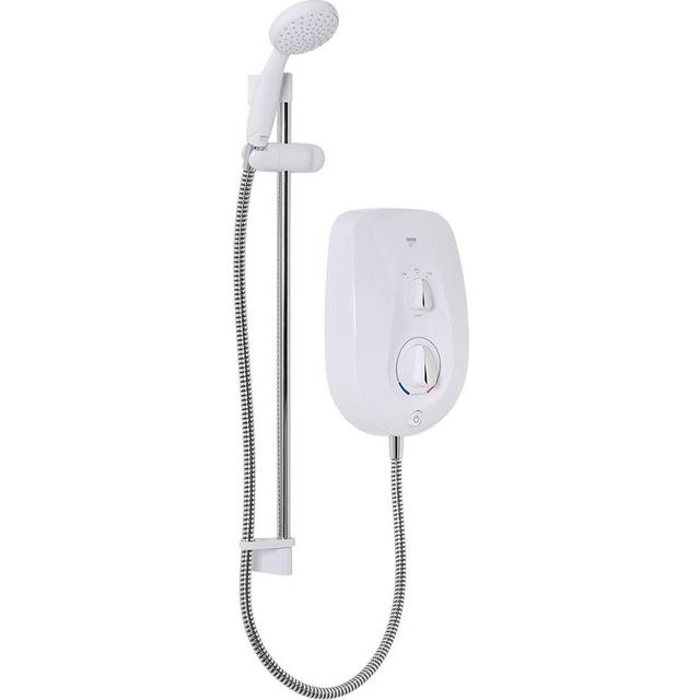 Mira Go Electric Shower - 9.5Kw - White/Chrome